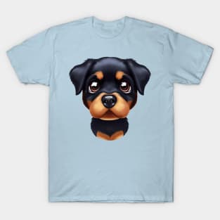 Adorable Rottweiler Art T-Shirt